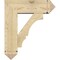 Ekena Millwork Balboa Arts and Crafts Rough Sawn Bracket w/ Offset Brace, Douglas Fir, 8"W x 24"D x 28"H BKT0806X24X28BOA03RDF - alternate 2